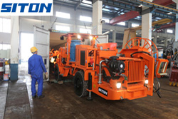 Siton hydraulic drilling jumbo has passed inspection by  CCIC  customer agsined third inspection group